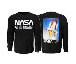 NASA Pullover Space Shuttle Endeavour Rundhalspullover XL Schwarz