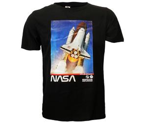 NASA-Raketenstart-T-Shirt XXL Schwarz