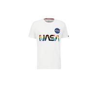 Alpha Industries Nasa Refl. Metal Short Sleeve T-shirt Weiß M Mann (Herstellerartikelnummer: 178501M-690-M)