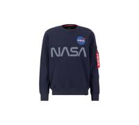 Alpha Industries Herren Sweater NASA Reflective rep.blue S