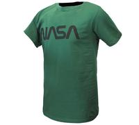 NASA T-Shirt Grün Schwarz Logo - Offizielles Merchandise Größe: S Grün