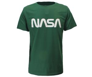 NASA T-Shirt grün-weißes Logo XXL Grün