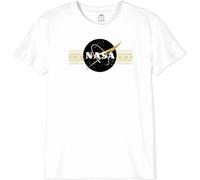 Nasa T-Shirt Unisex Kinder, weiß, 6 Jahre