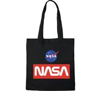 Nasa Tote Bag, Logo, Referenz: BWNASADBB013, Schwarz, 38 x 42 cm
