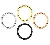 Nasenpiercing ADELIA´S "Piercing - Nasenpiercing 316L Stahl Rose", gold, Piercings, Damen, Motiv Rose, Ø 6 mm, 316L Stahl (53763911-0) gold