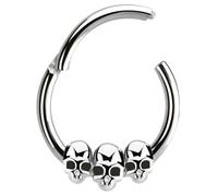 Nasenpiercing ADELIA´S "Piercing - Nasenpiercing 316L Stahl", silber, Piercings, Damen, Ø 8 mm, 8 mm Stärke, 316L Stahl (68415460-0) silber
