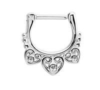 Nasenpiercing ADELIA´S "Piercing Nasenpiercing", Damen, Gr. 6, silber, Chirurgiestahl, Piercings, 316l Stahlstab als Verschluss Clicker (52199669-0) silber