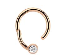 Nasenpiercing ADELIA´S "Piercing Nasenpiercing", Damen, Gr. onesize, rosa (rosegold), Stahl, Piercings, Aus 316l Stahl PVD Rosegold beschichtet (61540843-0) rosegold