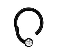 Nasenpiercing ADELIA´S "Piercing Nasenpiercing", Damen, Gr. onesize, schwarz, Stahl, Piercings, Aus 316l Stahl PVD schwarz beschichtet (44031403-0) schwarz