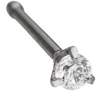 Nasenpiercing Nasenstecker Edelstahl mit einem Zirkonia