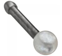 Nasenpiercing Nasenstecker Edelstahl mit einer synthetischen Perle
