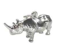 Nashorn Nashorn Sterling Silber Charm .925 x 1 Nashorn Charms