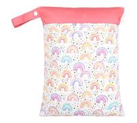 Nasstasche, Nassbeutel für Badebekleidung und Handtücher, wasserdichte Tasche mit 2 Reißverschlusstaschen, Trocken- und Nassbeutel für Badeanzüge, wiederverwendbare Yoga-Tasche, A, Consulte la