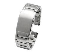 NASUNJIA Edelstahl-Uhrenarmband Kompatibel Mit Diesel DZ4316 DZ7395 7305 4209 4215 Männer Metall Solid Armband Armband 24 Mm 26 Mm 28 Mm 30 Mm(A Silver,28mm)