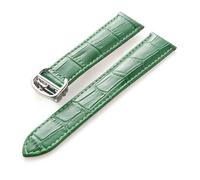 NASUNJIA Lederarmband, kompatibel mit Cartier Tank Solo-Armband, Rindsleder, 22 mm, für Herren und Damen, Klappschnalle, Uhrenarmband, Zubehör, 17 mm, Achat