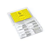 NATEFEMIN Großhandel 50 Stück Edelstahl Uhrenarmband Schrauben Bar 10,5 mm - 26 mm Uhrenarmband Link Bars Kit für Uhrmacher Zubehör