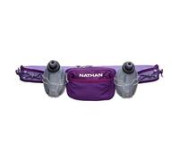 Nathan Laufgürtel, Trinkflasche, Aufbewahrungstaschen, Trail Mix Plus, Lauf-Wasserflaschengürtel, isoliert, Walking, Wandern, Violett, OSFM, Isoliert