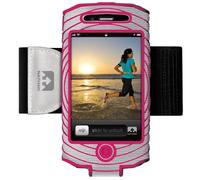 Nathan Sonic Boom Oberarmtasche für iPhone 4-4S Berry