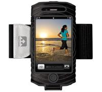 Nathan Sonic Boom Oberarmtasche für iPhone 4-4S Schwarz