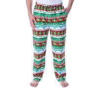 National Lampoon's Christmas Vacation Men's Fair Isle Adult Loungewear Sleep Pajama Pants (X-Large)
