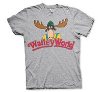 National Lampoon's Christmas Vacation Offizielles Lizenzprodukt Walley World Herren T-Shirt (Heather Gray), Large