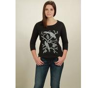 NATIVE SOULS Longsleeve 3/4-Arm Damen - Birds - black black S