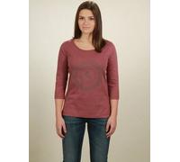 NATIVE SOULS Longsleeve 3/4-Arm Damen - Circle Kolibri - berry berry M