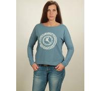 NATIVE SOULS Longsleeve Oversize Damen - Circle Kolibri - light blue light blue S