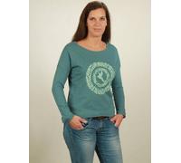 NATIVE SOULS Longsleeve Oversize Damen - Circle Kolibri - light turquoise light turquoise M