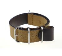 Nato-/ Durchzugsband Denver 18mm cognac