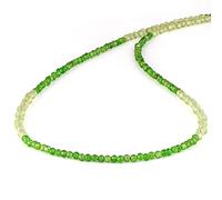 Natürliche Chrom Diopsid Peridot und grüne Edelstein Perlen Halskette handgemachte Edelstein Halskette echte Peridot Schmuck, Chrom Diopsid Perlen Geschenk für Frauen