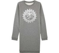 Natural Born Yogi Yoga Sweatshirtkleid - Shiva Fever GRAU S