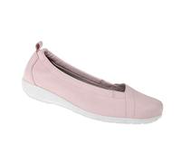 Natural Feet Bequeme Damen Ballerinas aus Hirschleder, Polina, sportliche breite Flache Sommerschuhe, Halbschuhe Weite H, Hallux Valgus geeignet, super weiche Schuhe, Wechselfußbett 40 rosa