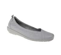 Natural Feet Bequeme Damen Ballerinas aus Hirschleder, Polina, sportliche breite Flache Sommerschuhe, Halbschuhe Weite H, Hallux Valgus geeignet, super weiche Schuhe, Wechselfußbett 37 grau