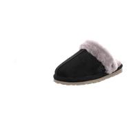 natural sense Clogs Tieffußbett für Damen, schwarz, Größe 38 EU