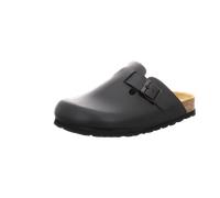 natural sense Clogs Tieffußbett für Herren, schwarz, Größe 45 EU