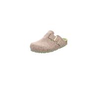 Natural Sense Filz Hausschuhe Clog Pantoffeln Pantolette Unisex 1152948 braun, Schuhgröße:39 EU