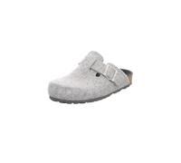 Natural Sense Filz Hausschuhe Clog Pantoffeln Pantolette Unisex 1152950 grau, Schuhgröße:41 EU