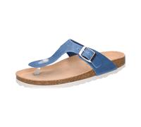 natural sense Tieffußbett-bis30mm für Damen, blau, Größe 42 EU