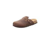 Natural Sense Unisex Hausschuhe Clog Leder braun 1095906, Schuhgröße:41 EU