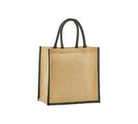 Natural Starched Jute Mini Gift Bag Einkaufstasche