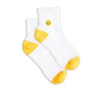 Natural Vibes Smiley Bio GOTS | Sneaker Socken mit Smile | Herren Damen Socken | 41/46