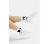 Natural Vibes Sporty Smile Bio GOTS | Sneaker Socken mit Smile | Herren Damen Socken | 41/46