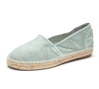 NATURAL WORLD - 625E - SCARPE IN TELA CON FONDO IN GOMMA NATURALE 39/AQUA
