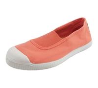 Natural World - Apricot Girl - Mädchen Ballerina aus Baumwolle - Koralle (Peach), Gr. 33