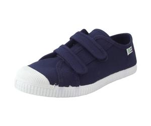 Natural World - Basquet Klett Paris - Kinder Bio-Sneaker - Dunkelblau (Marino), Gr. 32