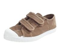 Natural World Basquet Klett W78777 Kinder Bio-Sneaker, Beige Cref, Gr. 37