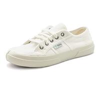 Natural World Blossom 901 Unisex Bio-Baumwolle Sneaker, Weiß (Blanco), Gr. 43