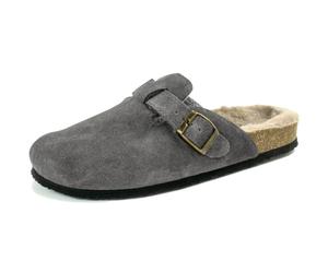 Natural World - Chiara - Unisex Winter-Pantoffel mit Futter - Grau (Antracita), Gr. 41