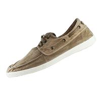 Natural World Eco - 303E - Natural World Men's Trainers - Organic Cotton Boat Shoes- 100% EcoFriendly - Beige Color